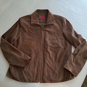 Cole Haan Brown Suede Jacket